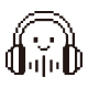 TOEFL listening pixel icon