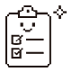 study guide maker AI pixel icon
